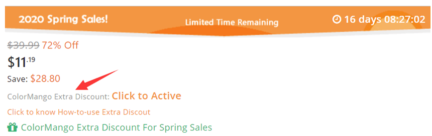 ColorMango Extra Discount