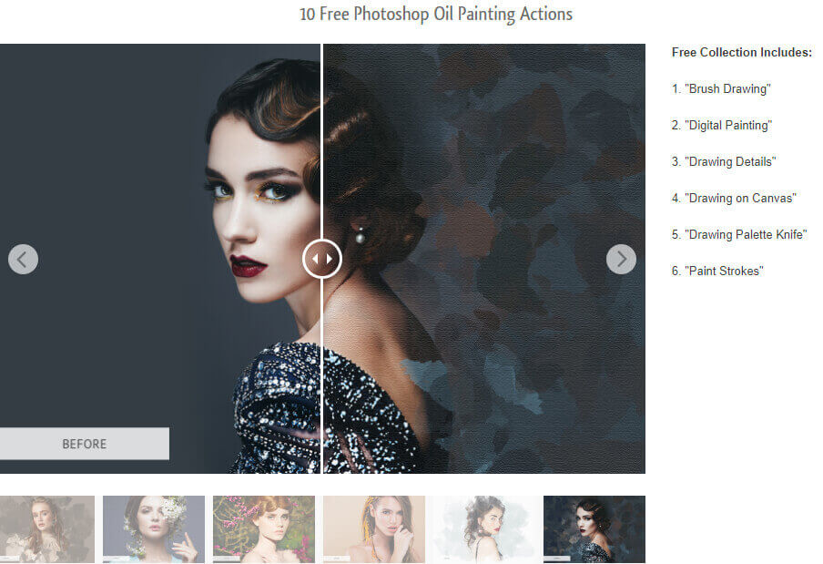 10 Free Photoshop Actions Collection