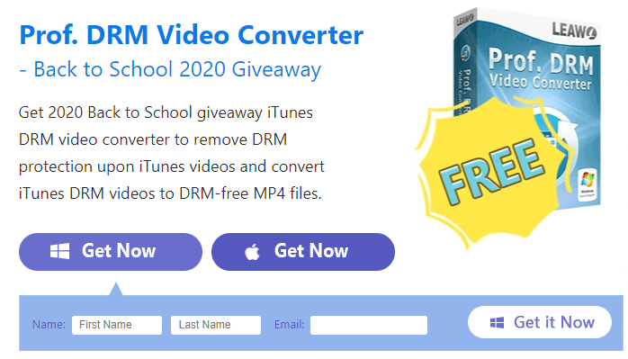 Prof. DRM Video Converter giveaway