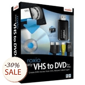 Roxio Easy VHS to DVD for Mac Discount Coupon