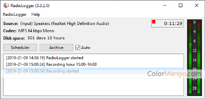 RadioLogger Discount Coupon Screenshot