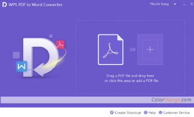 WPS PDF To Word Discount Coupon Screenshot