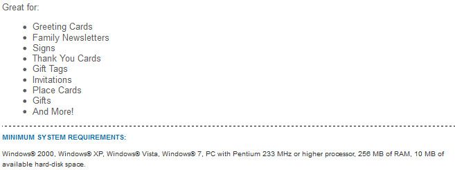 Holiday Fonts Feature