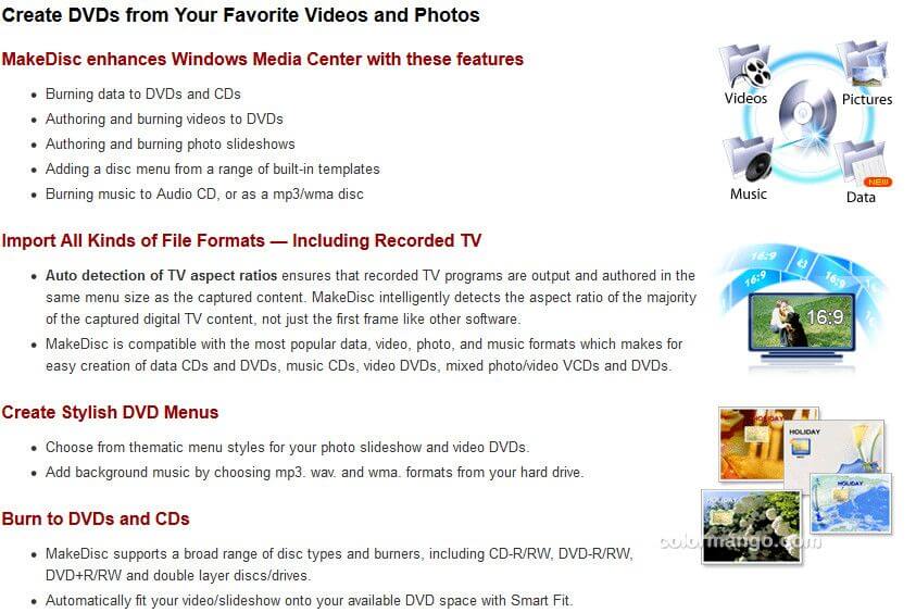 CyberLink MakeDisc Feature