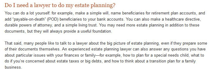 Nolo's Estate Planning Bundle Feature