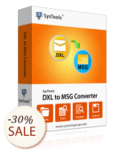 SysTools DXL to MSG Converter Discount Coupon