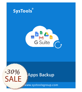 SysTools Google Apps Backup Discount Coupon