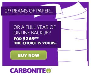 Carbonite for office Discount Coupon