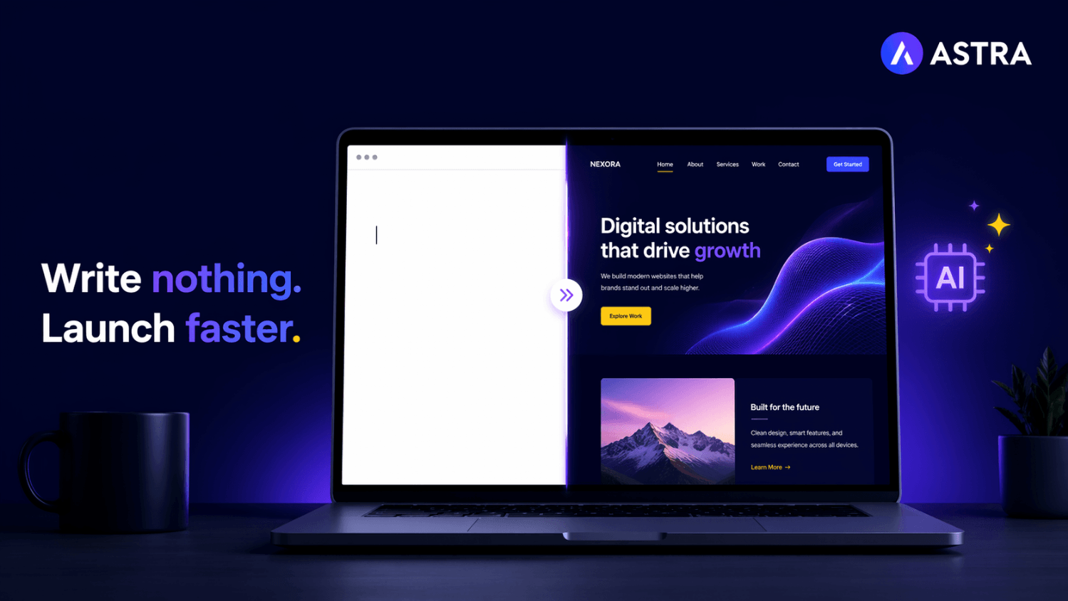 Build a website by just telling AI what you do