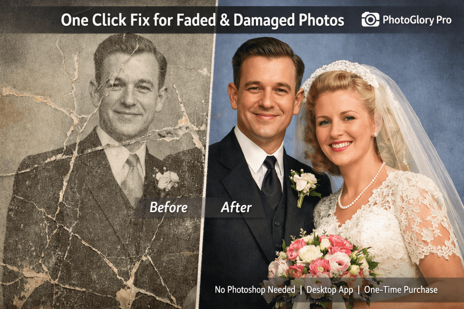 Restore Old Photos in One Click