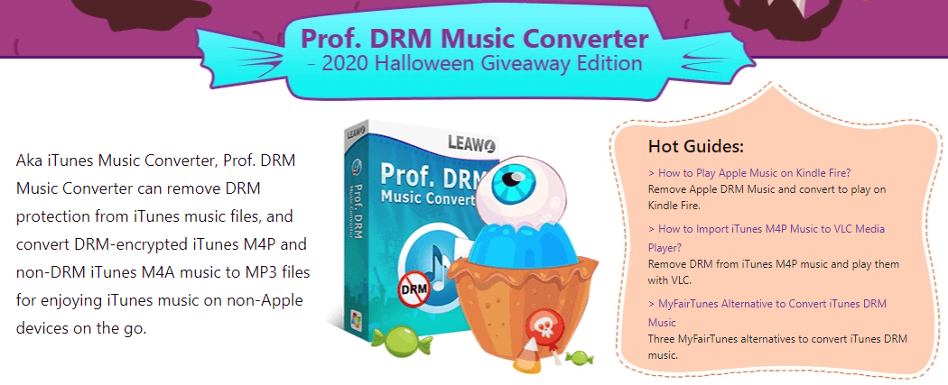 Leawo Prof. DRM Music Converter giveaway