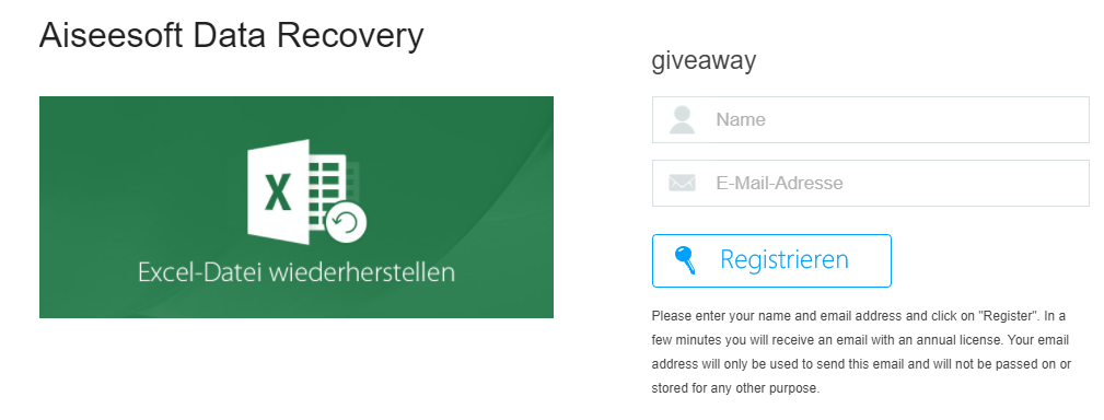 Aiseesoft Data Recovery giveaway