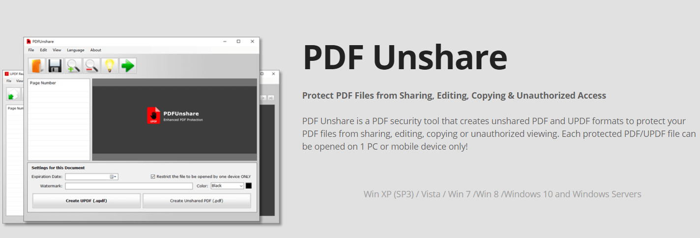 PDF Unshare Pro giveaway