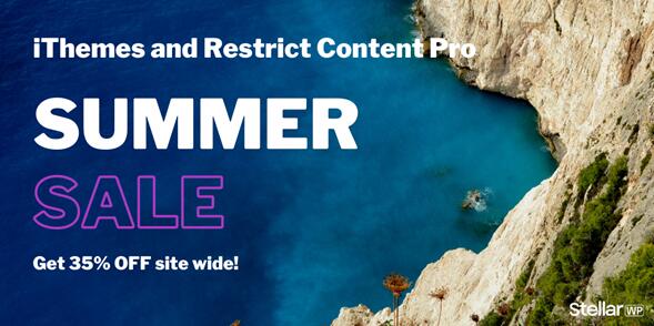 iThemes Summer Sale – 35% OFF Sitewide