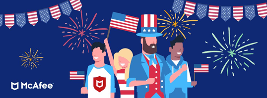 McAfee Independence Day Campaign - Save up to $75 off Limited Time Only