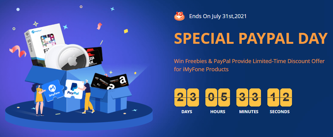 iMyFone Special PayPal Day – Up to 65% OFF