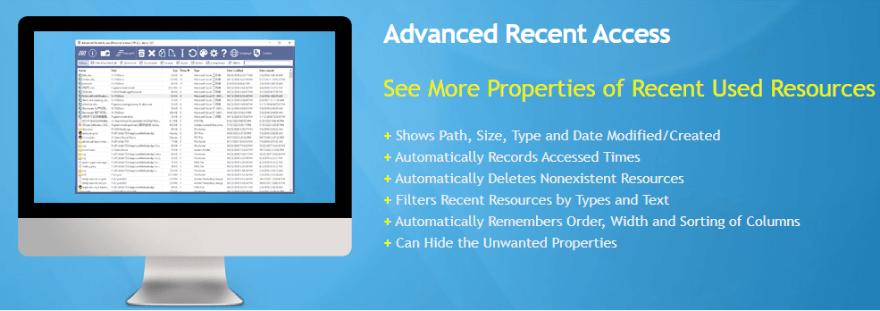 Advanced Recent Access giveaway