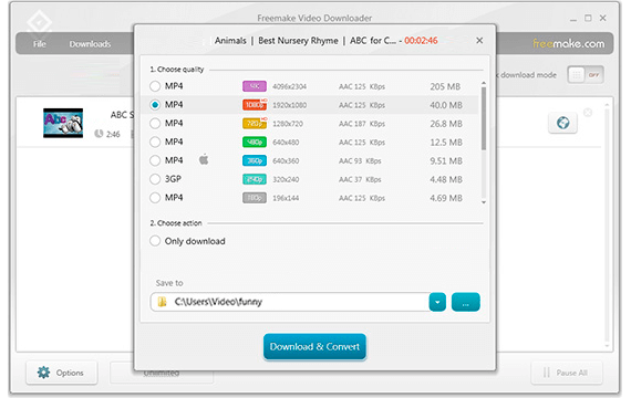 Freemake Video Downloader - Freeware