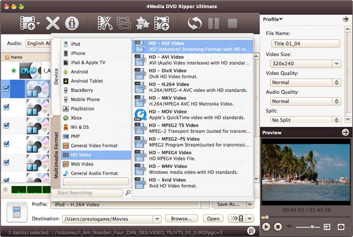 Download 4media dvd to ipod suite for mac pro