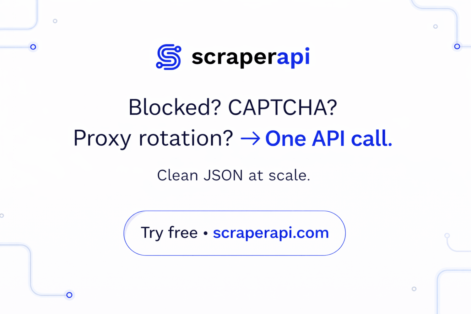 Tired of Scraping Nightmares? One API Fixes It