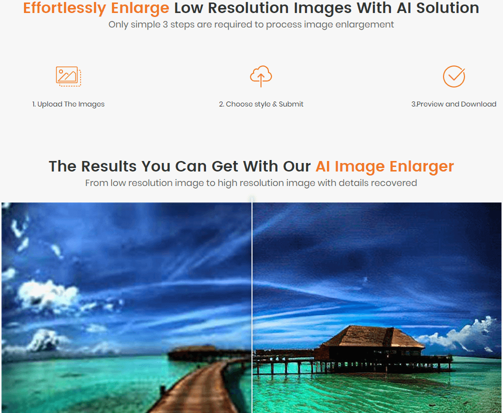 ai image enlarger out of dimensions limit