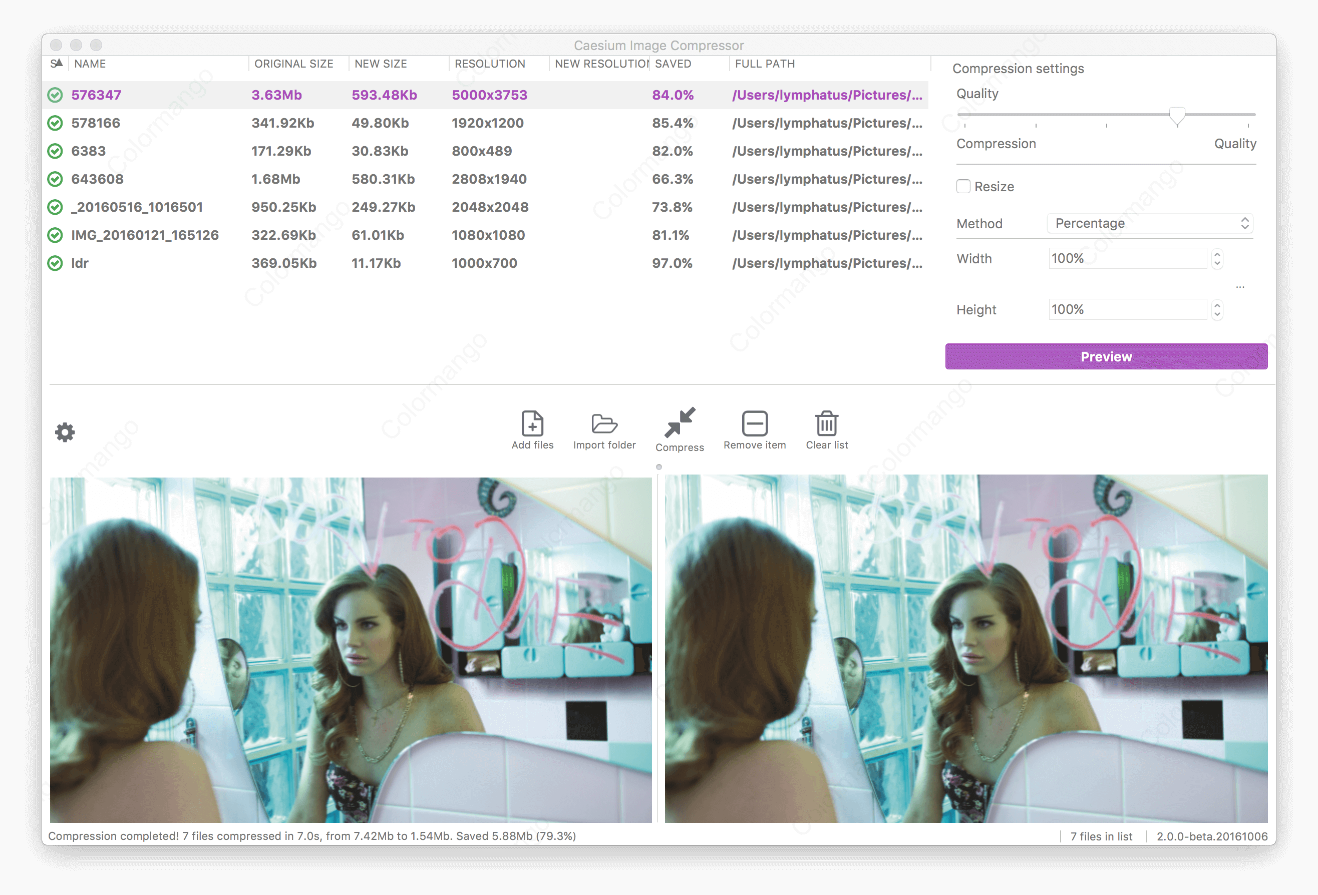 Caesium Image Compressor Official Website