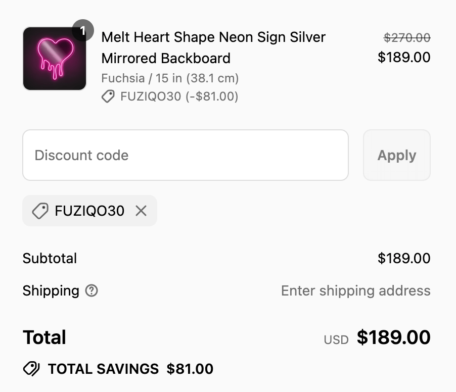 NeonWill Discount