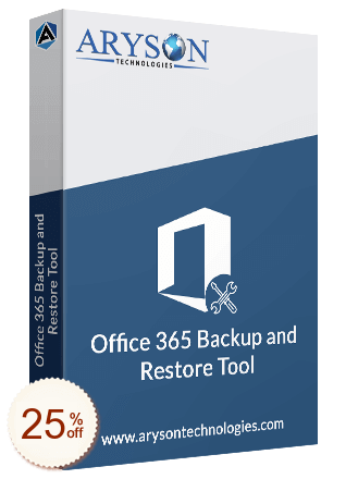 Aryson Office 365 Backup and Restore 25% Discount 2023 (100% Working)