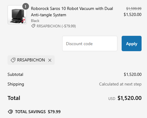 Roborock coupon