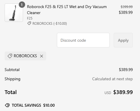 Roborock coupon