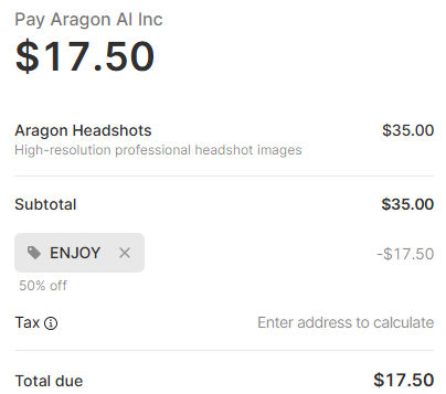 Aragon AI coupon