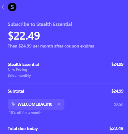StealthGPT coupon