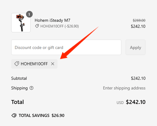 Hohem Discount