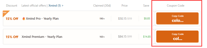 Xmind coupon